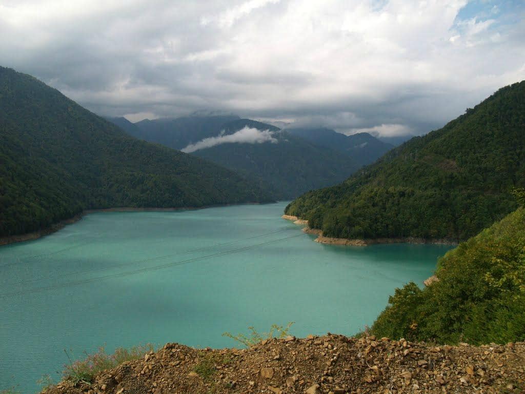 Enguri River and Bridge